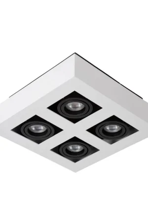 Lucide - Plafondspot Xirax 4 x 5W wit Direct Beschikbaar